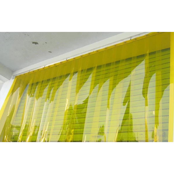 Tirai PVC / Plastik yellow